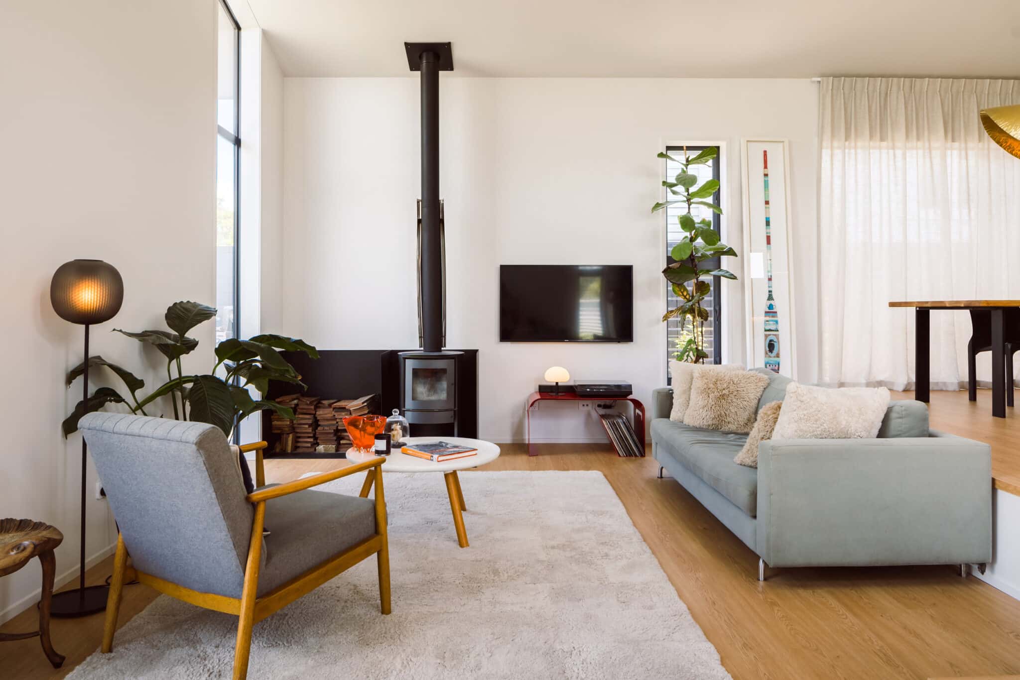 Cozy modern living room