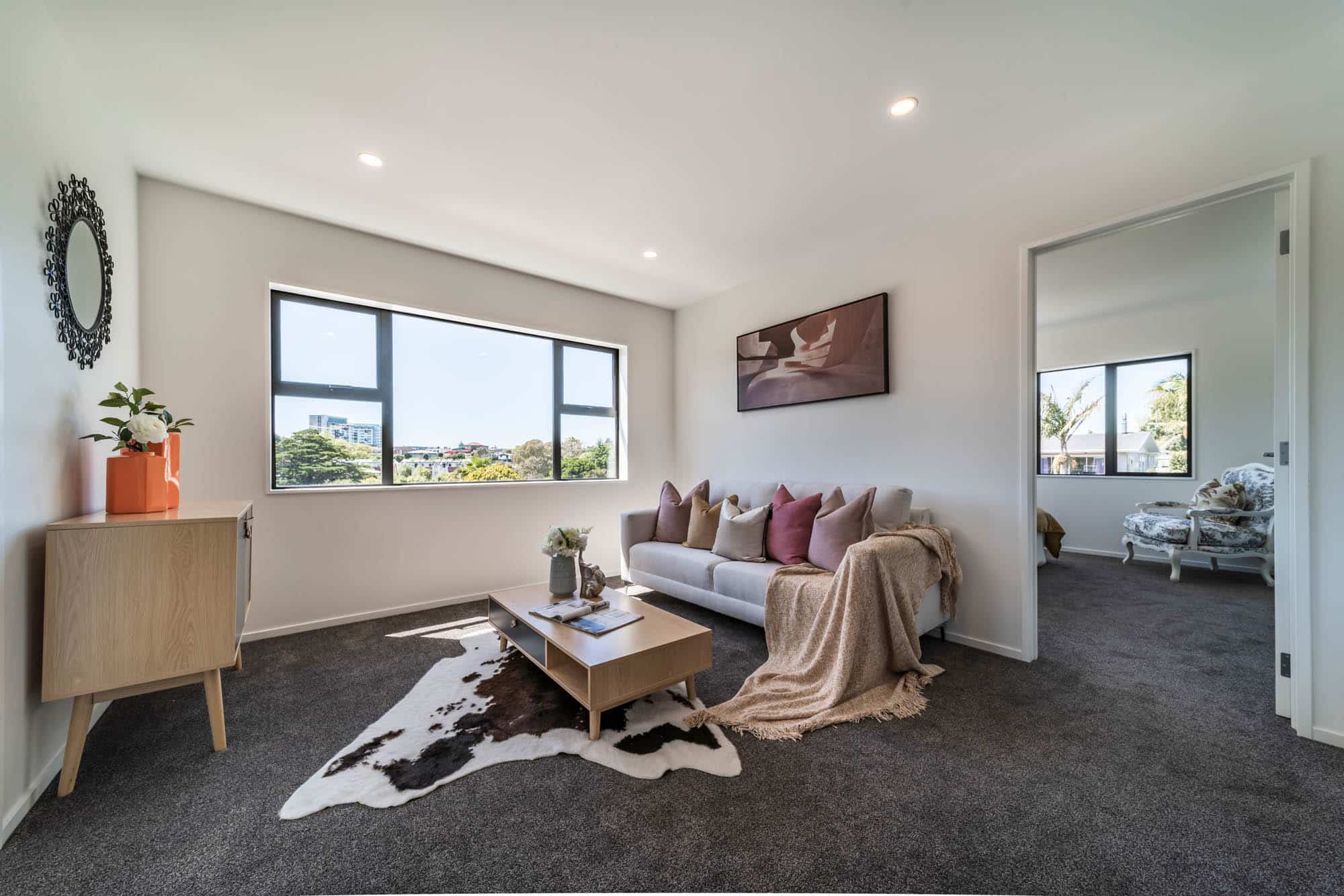 Bright modern living room
