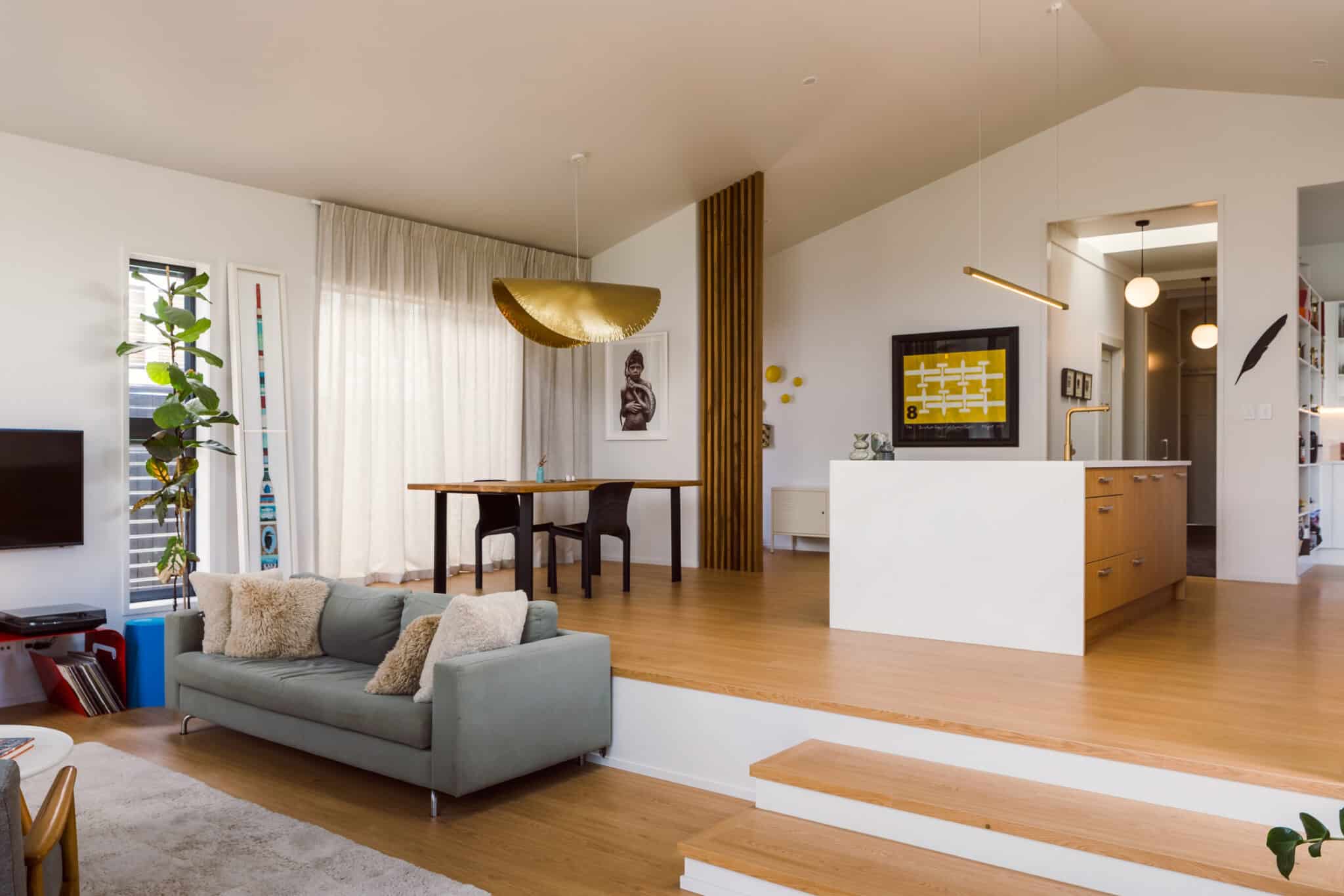 Open-plan living dining area