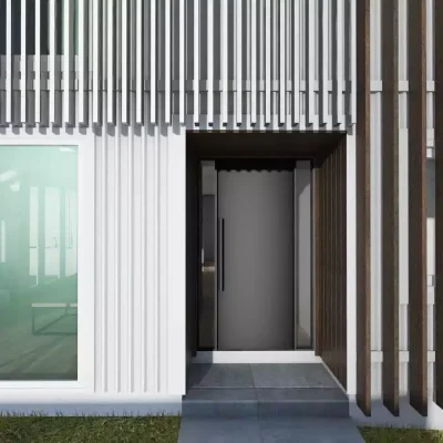 Modern entrance design