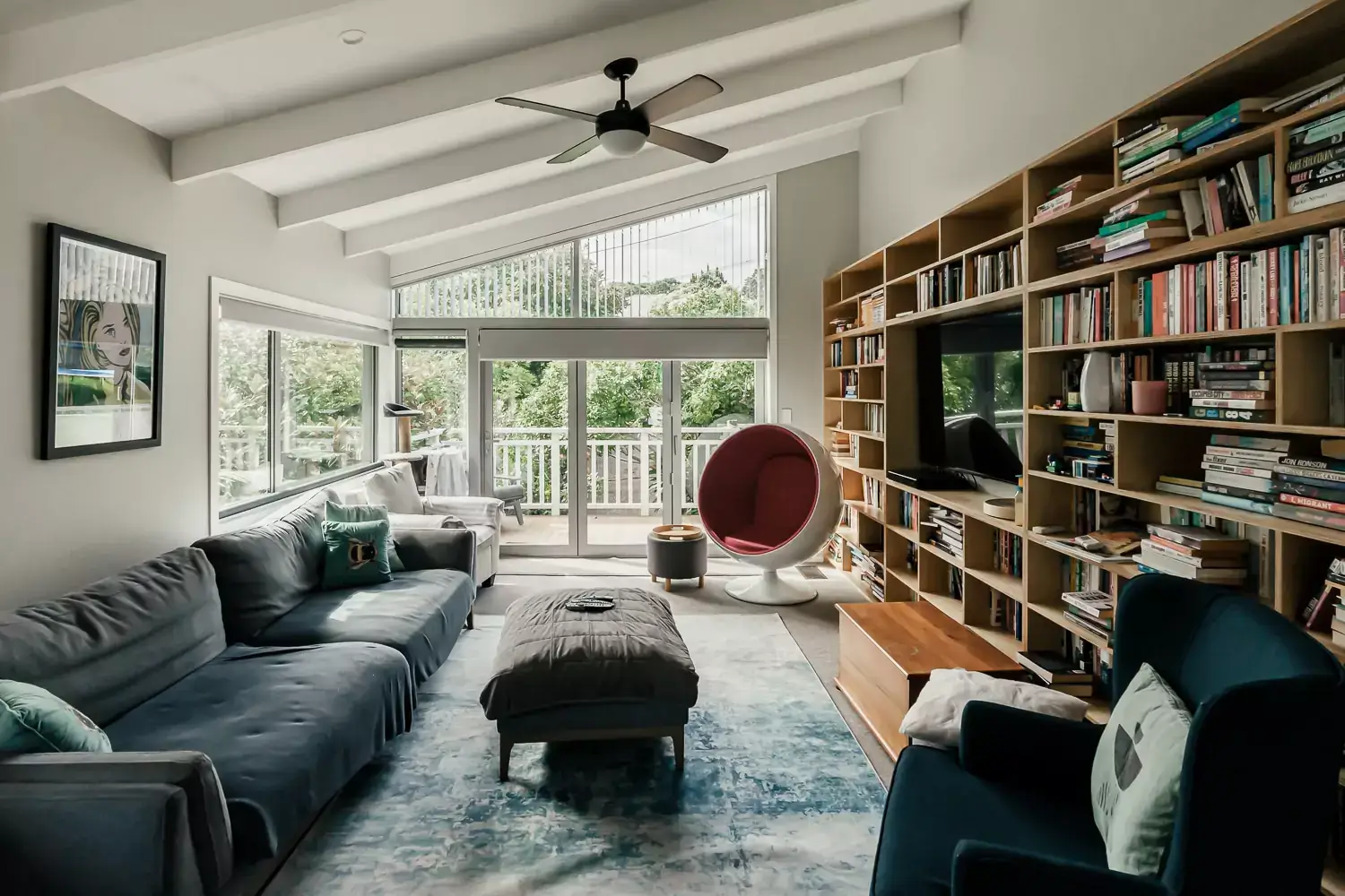 Library lounge area