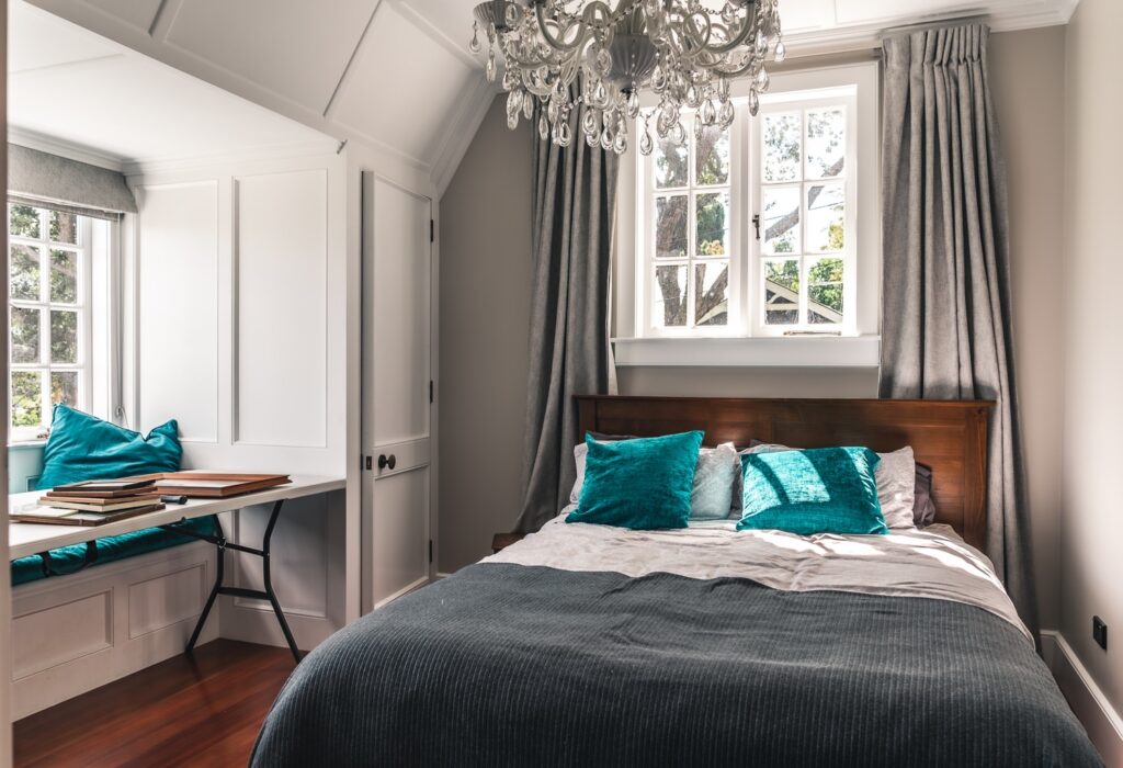 Elegant master bedroom interior