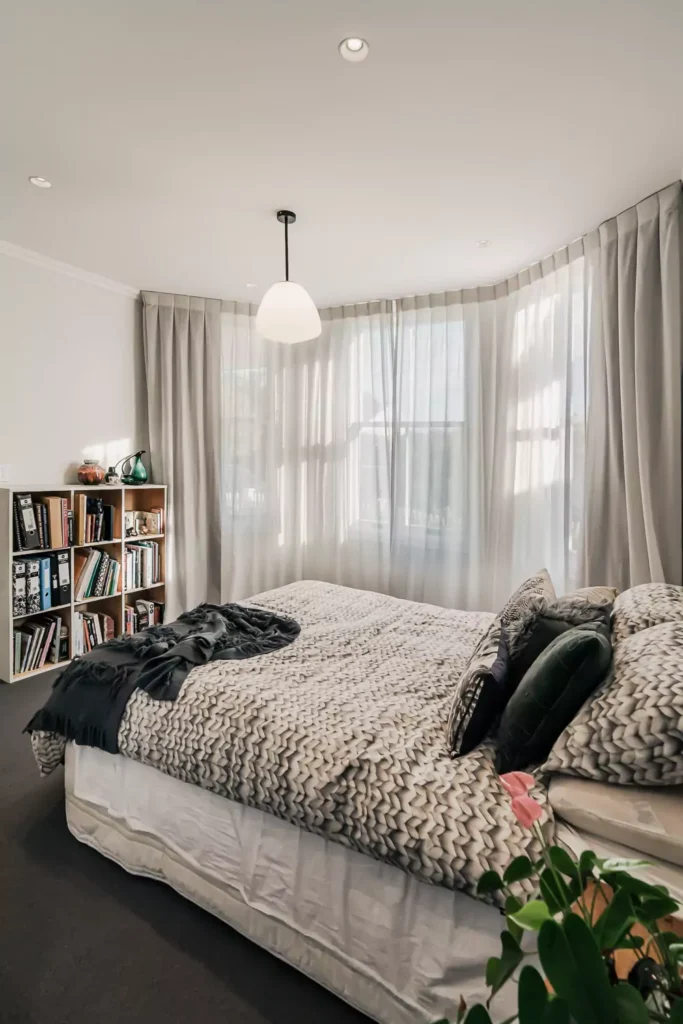 Cozy bedroom setup