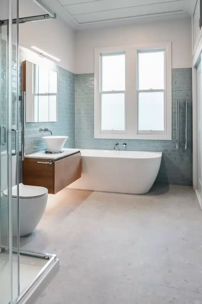Stylish bathroom renovation