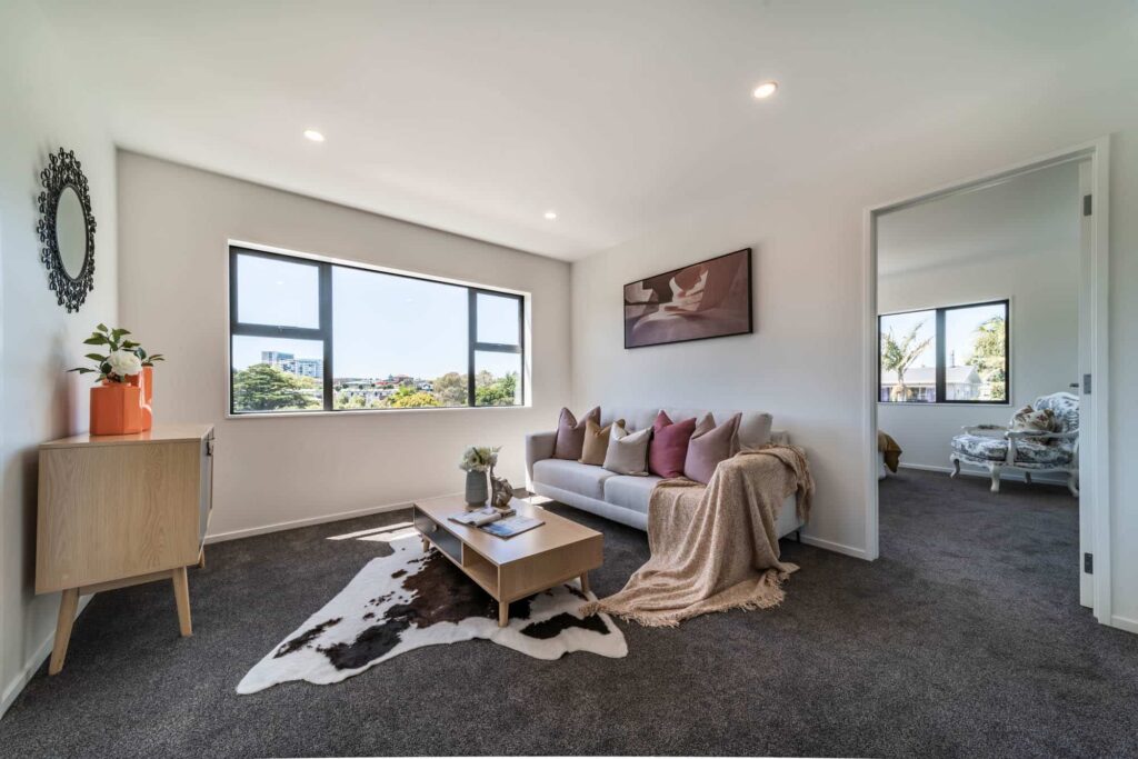 Bright modern living room